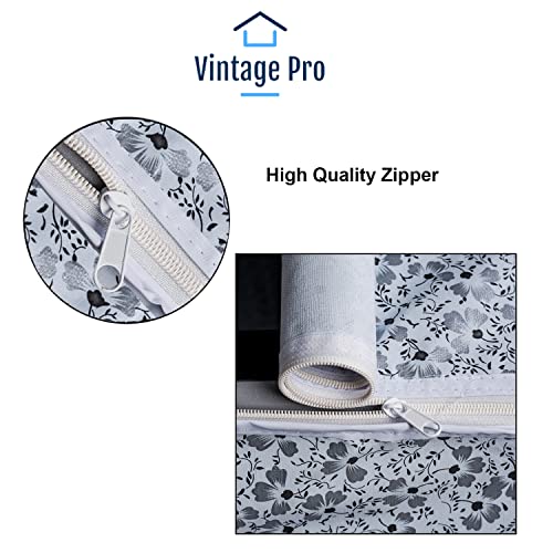 Image of Washing Machine Cover Suitable for Top Load Bosch 7 Kg, 7.5 Kg, 8 Kg, 8.5 Kg (58cmsX58cmsX87cms, White & Grey)
