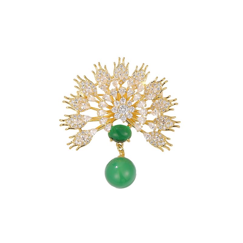 Spilla da donna per anniversario, regalo per moglie, spilla con perle naturali selezionate a mano di qualità AAA e moissanite color D, regalo per mamma, fidanzata, lei, NO11147, metallo, perla
