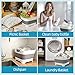 Collapsible Wash Basin for Baby Bottles - 2.4 Gallons Portable Wash Bin for RV Camping Sink, Space-Saving Dish Tub.Laundry & Utility Room Sinks