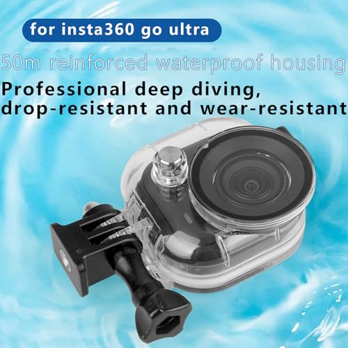 Funda Waterproof 50M para Insta360 Go Ultra miniatura 3