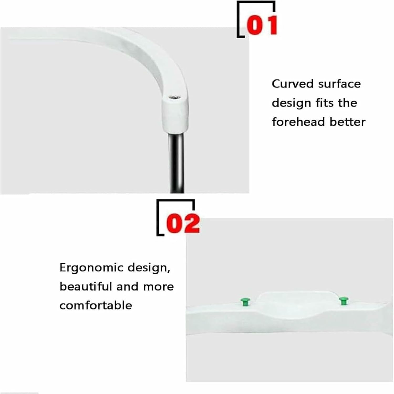 Vision Training Forehead Bracket, Chin Rest Forehead Support Optometry Accessories, with Adjustable Lifting, for Refractometer Optical Instrument Vision Training-