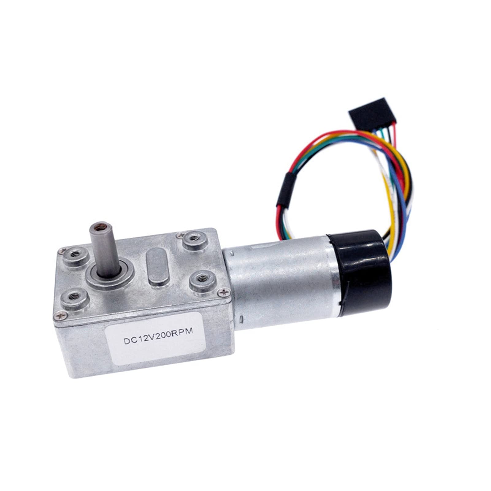 FCARUMIQP Switch Encoder DC Motor with Hall 11PPR JGY370 encode DC12V Worm Gear high Torque 5-200rpm, Switches & Dimmers : 30, Voltage 12V(30)