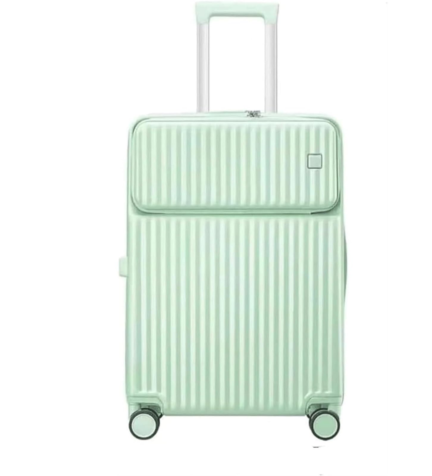 Walizka Podróżna Bagaż Podręczny Bardzo Trwała Walizka Odporna Na Bagaż Twarda, Lekka Aluminiowa Rama Bagaż Kabinowy (Color : Grün, Size : 22inch)