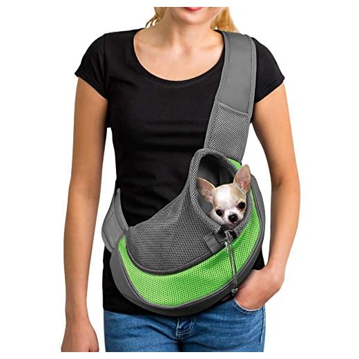 PETEMOO Draagtas voor katten/honden, schoudertas voor honden en katten, honden, puppy's, katten, schouder voor huisdieren, sling, draagtas