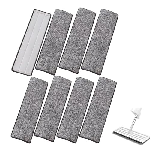 8-Pack Microfibre Mop Pads