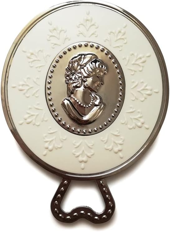 Embossed Portable Hand-held Makeup Small Metal image 3
