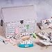 Hobby Gift Sewing Shop Sewing Box Craft Storage Basket with Handle Internal Accessories Tray for Sewing Knitting and Hobby Supplies