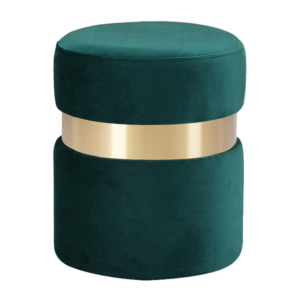 Sofá taburete de té verde para cambiar zapatos en la entrada de casa 1