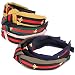 6 Packs Women Headbands with Twist Knot Red Green Hair Hoops with Bee Animal Hairband Hair Accessories for Women and Girls