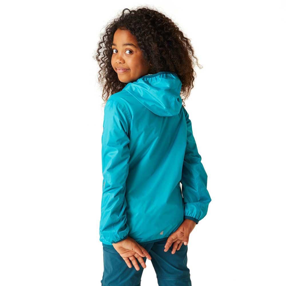Regatta Levier II Veste technique imperméable unisexe pour enfant, Bleu Tahoe, 16 Years