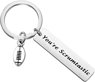 bobauna Rugby Gift You're Scrumtastic Keychain Sports Jewelry Rugby Team Gift For Rugby Coach/Player/Rugby Ball Club Member