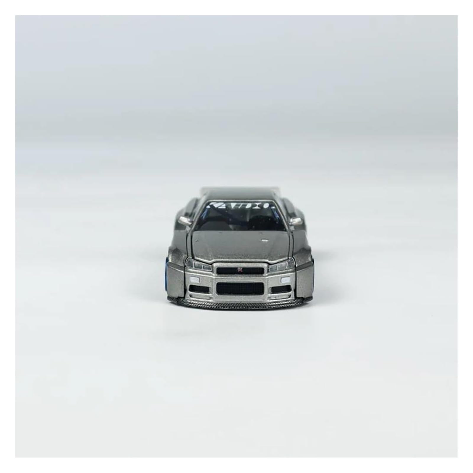 Metallo Scala Replica 1 64 Per Nissan Gtr R34 Modello di auto simulata pressofuso Collezione decorazioni per la casa Hobby Veicoli Giochi Set