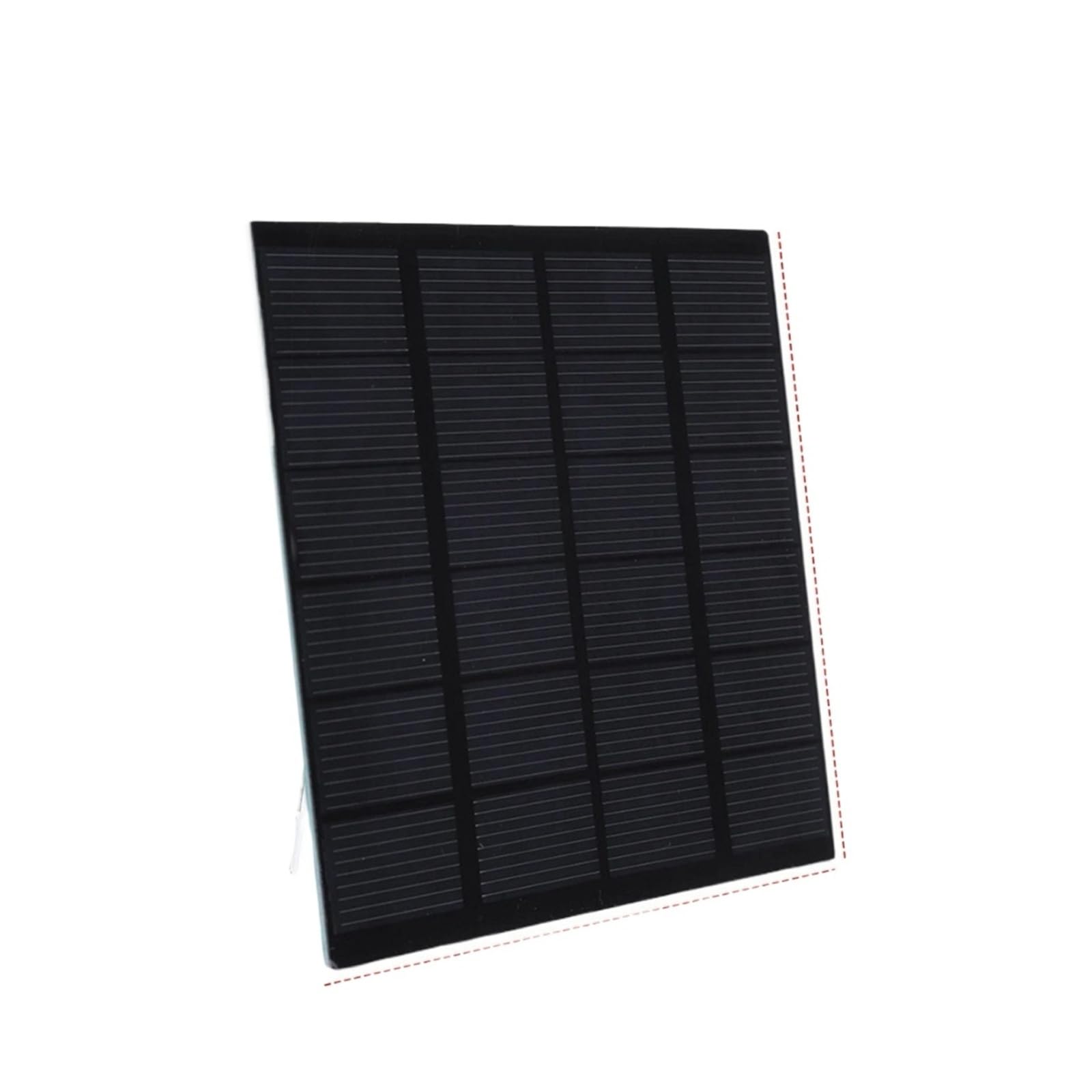 1W 1.5W 3W 5V Portable Solar Panel Polysilicon High Efficiency Portable Power Bank Outdoor Waterproof for Phone/Light/RC Toys(1.5W 6V)