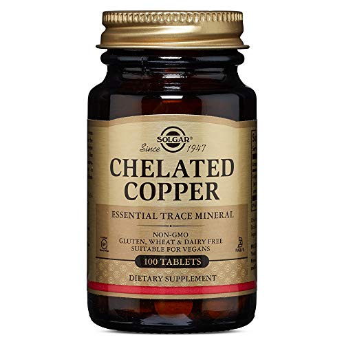 Solgar – Chelated Copper, 100 Tablets