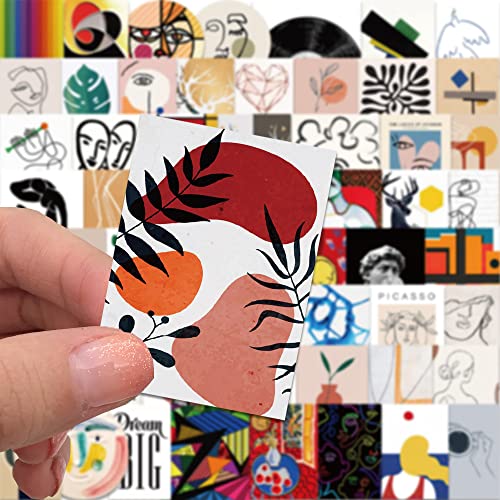 Chviso Abstract Art Stickers Pack Of 65 Stickers -Perfect For Laptop,Phone,Car,Skateboard,Travel| Extra Durable 100% Vinyl. (Abstract Art Sticker) #TOP5