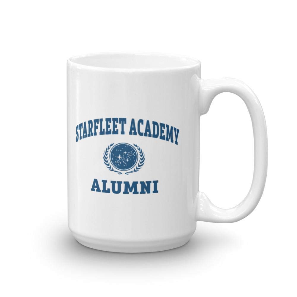 Star Trek Starfleet Academy Alumni White Mug - Officially Licensed - 15 oz
