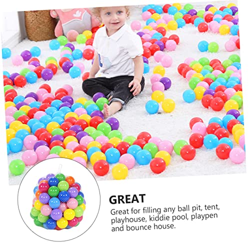 Toyvian 100 Peças Brinquedos De Bola Oceânica Para Bebês Tenda De Princesa Para Meninas Mini Cercadi