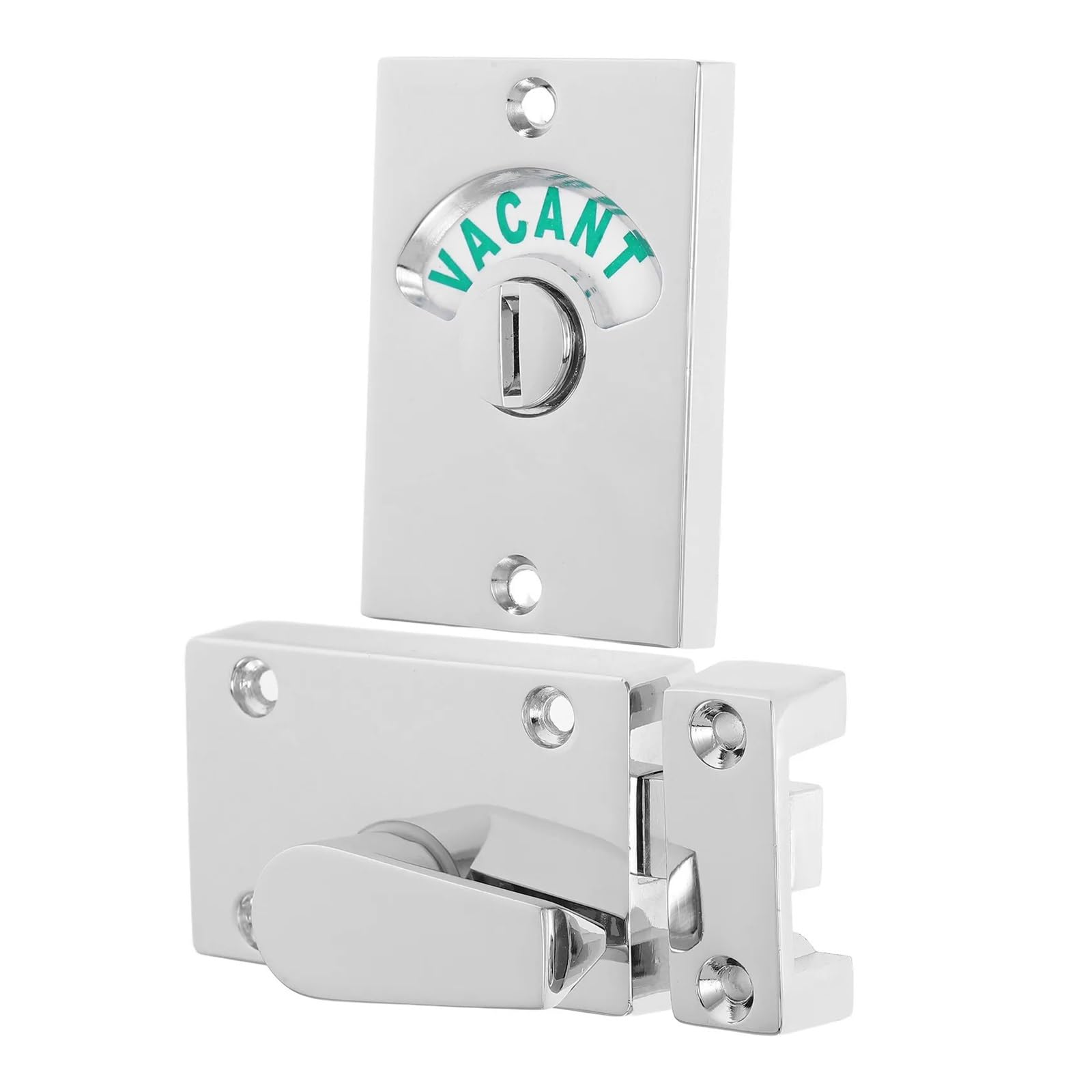 Bojhgo One Color Vacant Occupied Bathroom Door Lock Indicator Zinc Alloy Round Privacy Bolt For Public Toilet Washroom Hotel And Modern Home