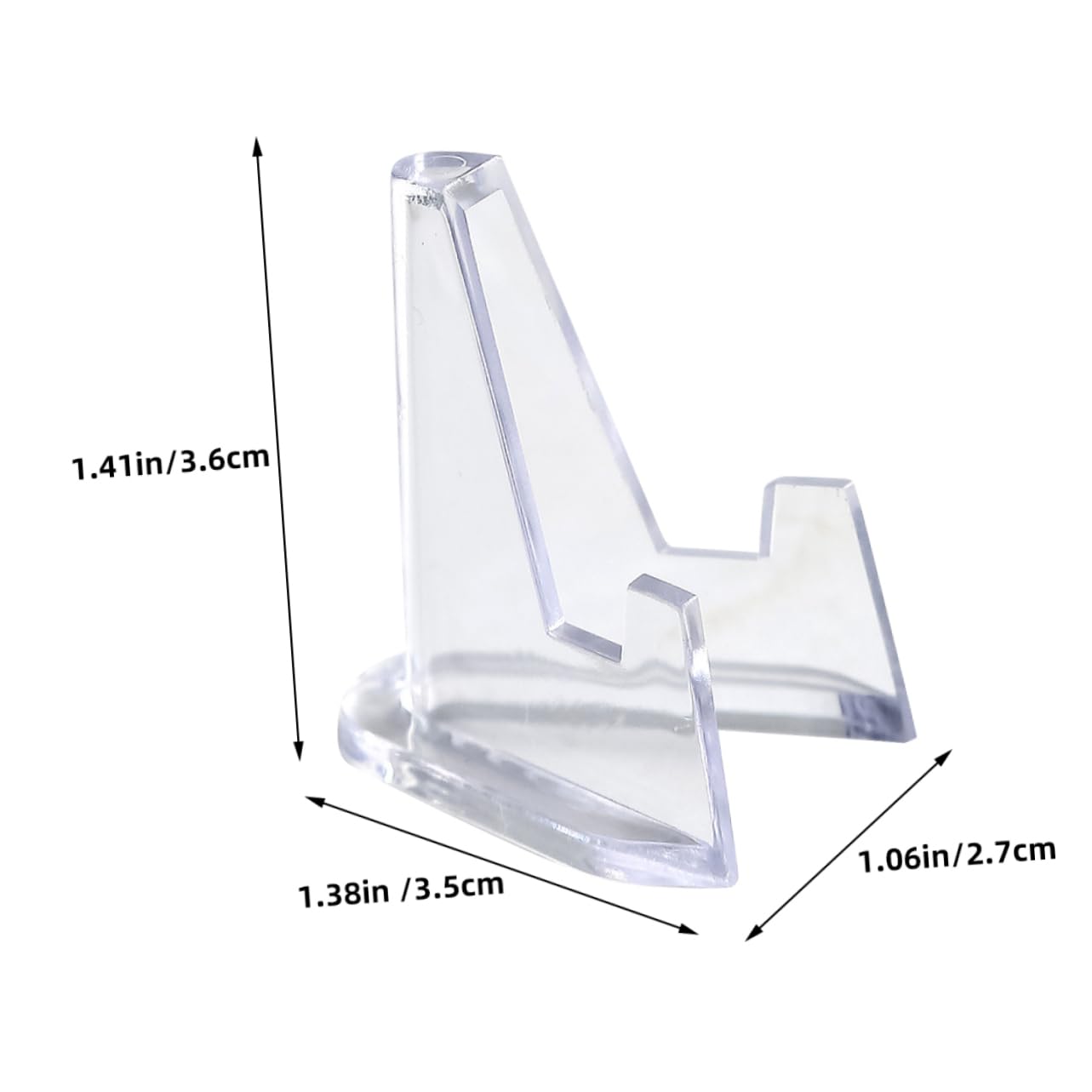 Vaguelly Guitar Pick Display Bracket 20pcs Acrylic Stand Guitar Pick Holder Plectrum Container for Ukulele Picks Storage Organizer Rack