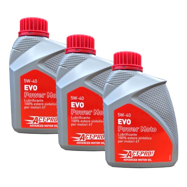 Act-Pro! EVO Power Olio Motore 5W-40 100% Estere Sintetico Originale 3Lt Compatibile Con CF MOTO - VOGE - Compatibile Con KYMCO
