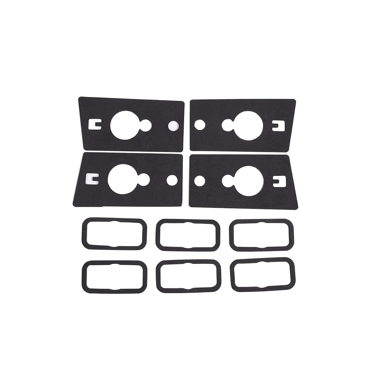 Qiosreui Roof Cab Marker Light Gasket Clearance Running Light Lamp Seal Set Compatible with Hummer H2 2003-2009