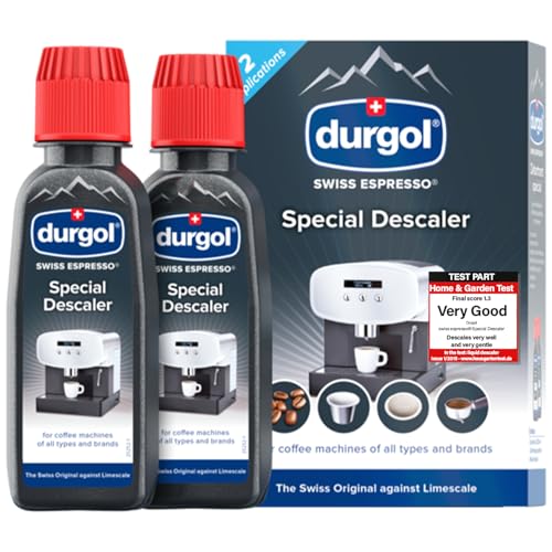 Durgol Swiss Espresso Special Decalcifier for all Coffee Machines 2 x 125ml