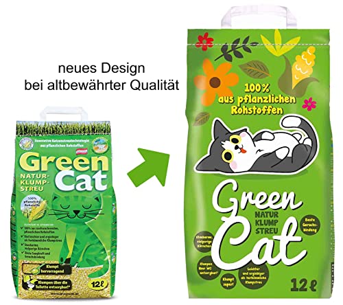 Katzenstreu Green Cat 6×12 =72 Liter GreenCat ÖKO-Plus