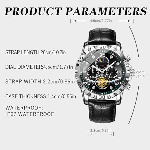 Montre automatique pour hommes au design élégant et étanche pour le quotidien - 5