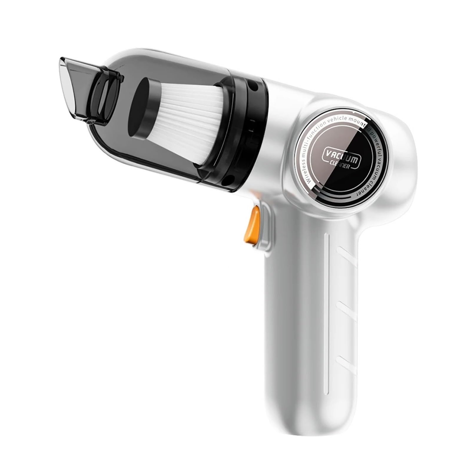 Aspirapolvere Portatile Multifunzione 5000PA Senza Fili Elettrico Ricaricabile USB Pulizia Facile Veloce Vari Scenari(White)