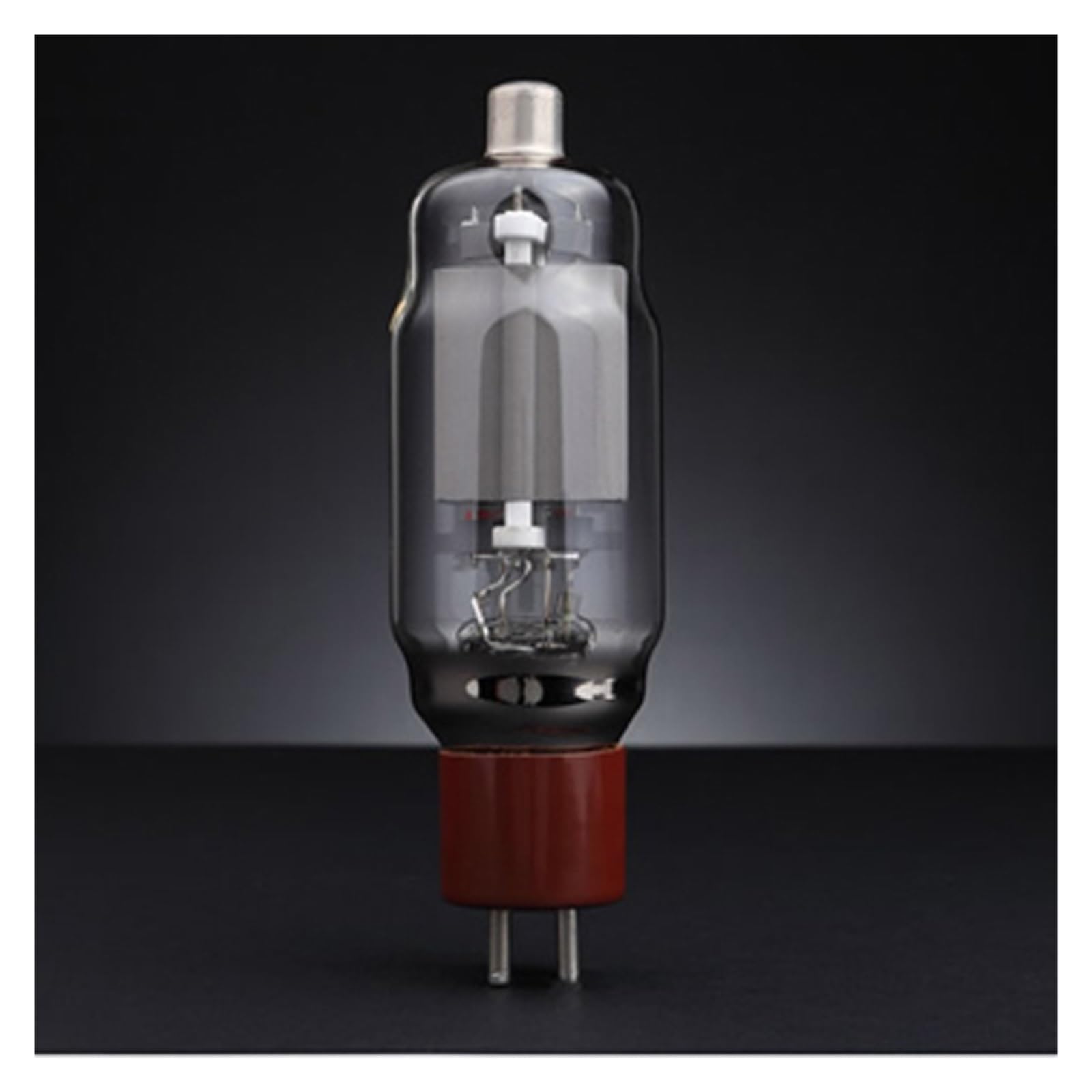 Confezione da 1 Tubo Amplificatore Audio 572B con Base Rossa/Nera