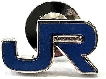 JR 社章　ピンバッジ Amazon | JR西日本 社章 襟章 バッジ ネイビー | バッジ | おもちゃ