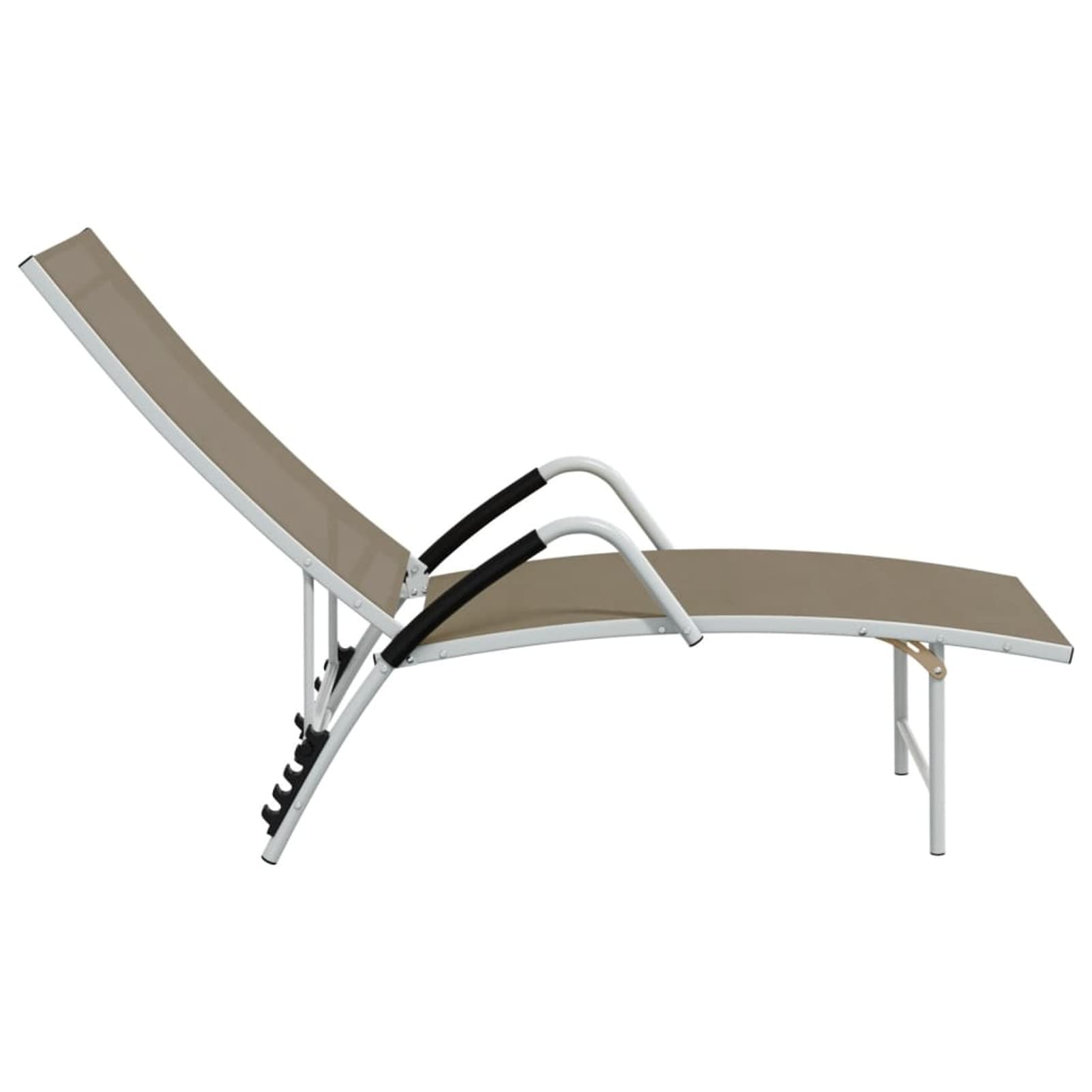 Homgoday Decor mobilny leżak przeciwsłoneczny z tkaniny tekstylenowo-aluminiowej do kretu, leżaki do opalania, meble rozkładane sofy, leżaki ogrodowe, leżak ogrodowy do basenu na zewnątrz meble