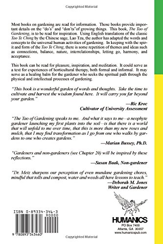 The Tao of Gardening: A Collection of Reflections Adapted from Lao Lzu's Tao Te Ching