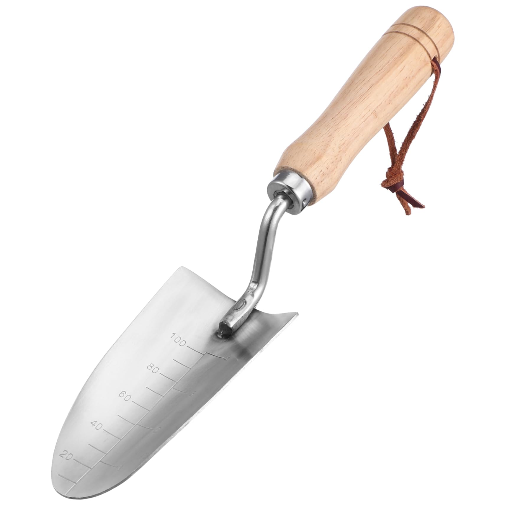 Yardenfun Gardening Hand Shovel Garden Spade with Trowel Stainless Steel for Planting Digging Weeding Ergonomic Wooden Handle