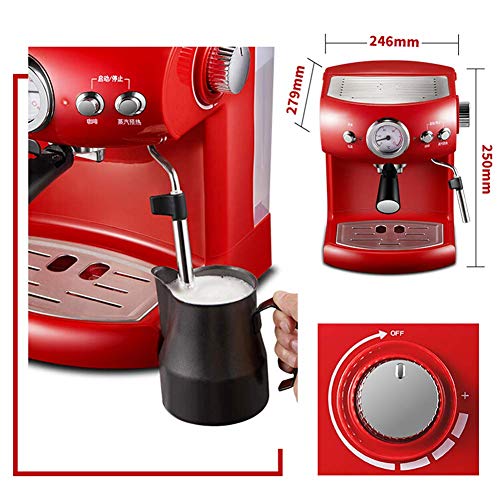 Cafetera semiautomática con espumador y capacidad 1.5 L miniatura 3