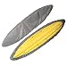 Richermall 2.6m-6m Kayak Canoe Storage Dust Cover- Waterproof UV Sunblock Shield Protector for 7 Sizes Range Fishing Boat/Kayak/Canoe (Suitable for 9.3-10.5ft Kayak, silver)
