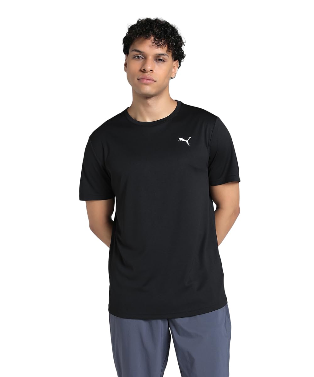 PUMA M Tad Essential Poly Texture Tee Magliette Unisex - Adulto (Pacco da 1)