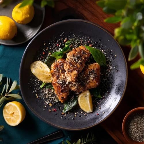 Image of Badia Lemon Pepper Seasoning, 6.5 oz - Pepper, Garlic & Onion, Zesty Citrus Blend for Chicken, Seafood & Vegetables