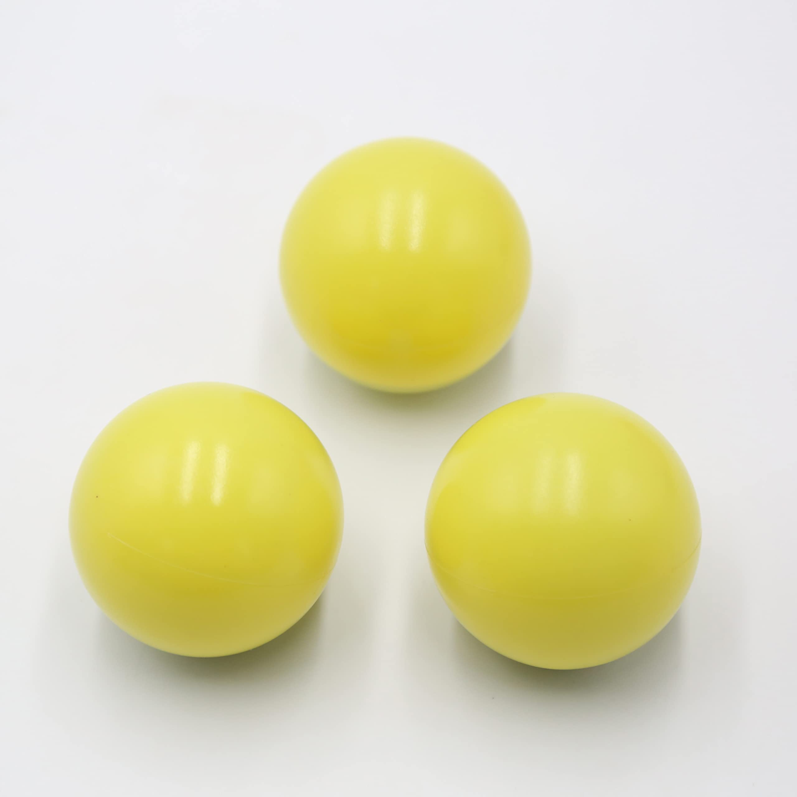 PEHHAH 65MM Russian Juggling Balls-Dense Chromite Filling Set of 3 (Yellow)