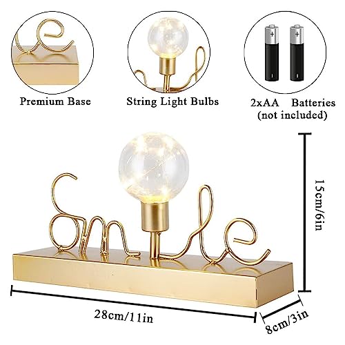 NEWIMAGE Lampada da Tavolo a Batteria Lampada