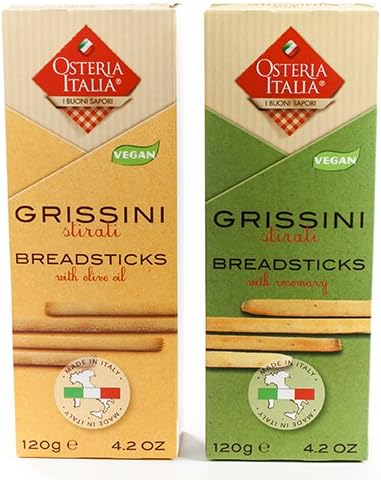 Osteria Italia Grissini - Stirati with Olive Oil (4.2 ounce)