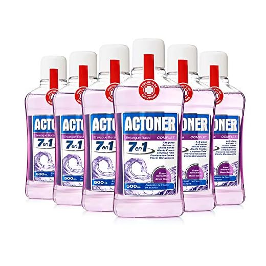 Elixir Bucal Actoner 7 en 1, pack de 6 unidades