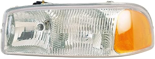 KarParts360 Para GMC Sierra 1500 CLASSIC 2007 Conjunto de faros delanteros lado del conductor con bombillas de repuesto para GM2502188