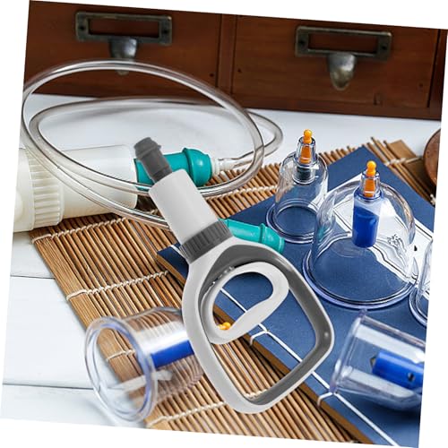 Kit Manual de Bomba de Succión para Terapia de Ventosas de Mano con 1 Ventosa para Masajes Corporales para Alivio del Dolor y Relajación miniatura 4
