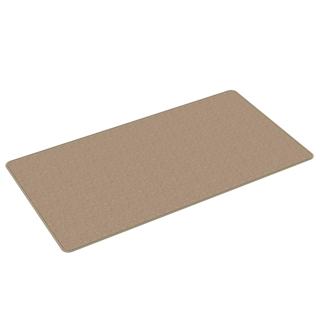 Tapis de couloir lavable sable pour une entrée chaleureuse