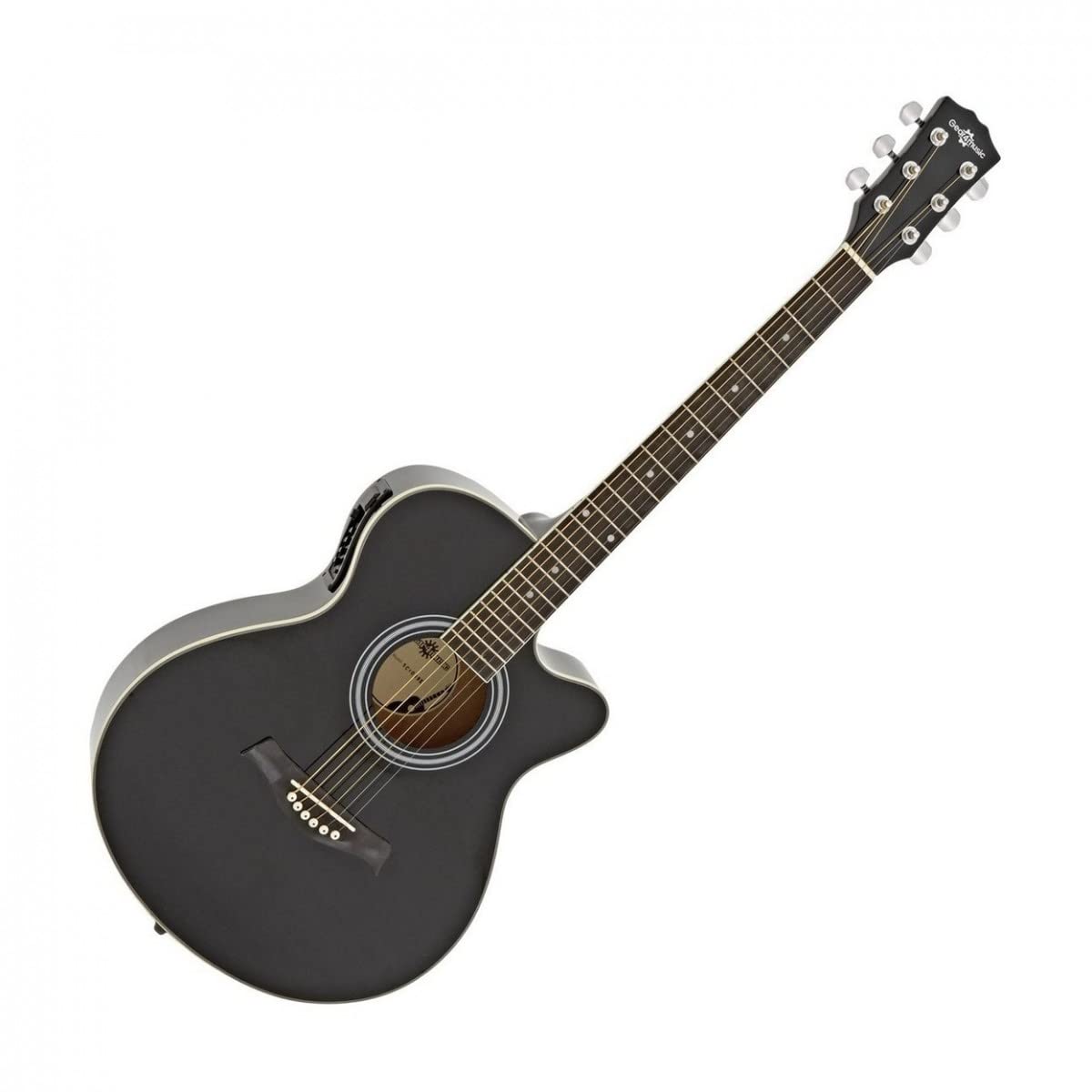 Gear4music SC-100 Guitare électro-acoustique Taille standard avec ampli 15W