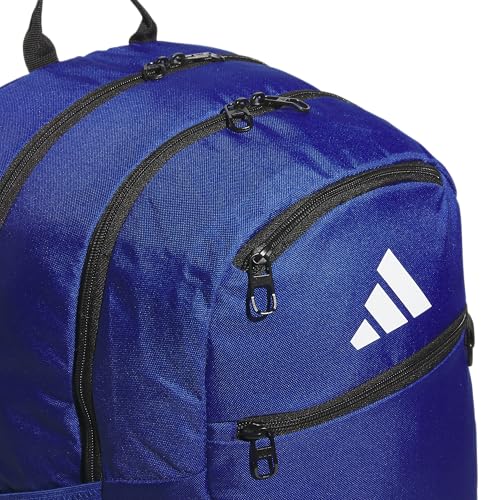 Image of adidas Striker 3 Team Sports Backpack - Daypack for Sports Gym Travel, 36L, Royal Blue, OSFA
