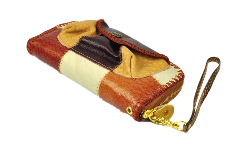 Tianrui CrownLarge Capacity Luxury Handmade Genuine Leather Pocket Wallets Card Holder Organizer Purse