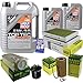 Produktbild QR-PARTS 69361069 Filter Set Inspektionspaket 7 Liter Liqui Moly Motoröl Top Tec 4200 5W-30 MANN-FILTER Innenraumfilter Kraftstofffilter Luftfilter Ölfilter