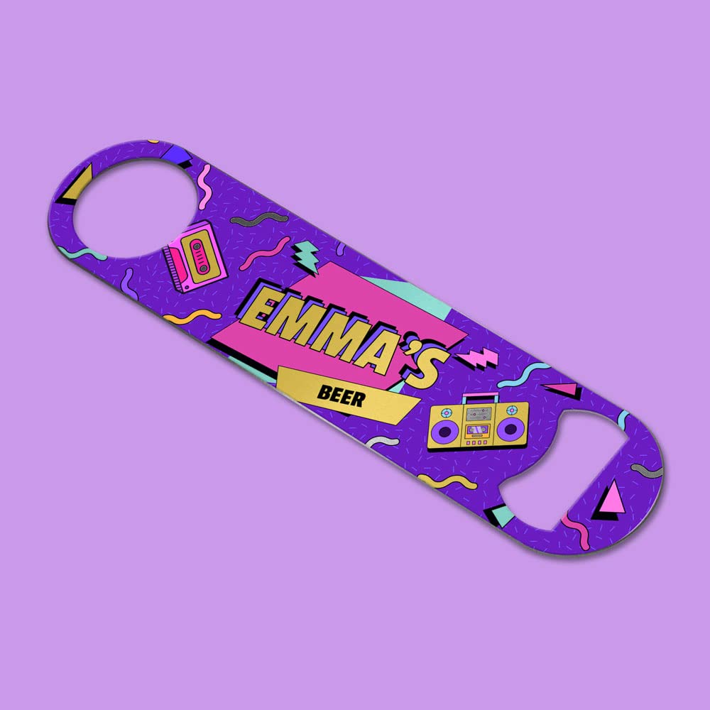 90s Style Bottle Opener | Funny barblade | Anniversary Present | Husband Present | Beer Gift | Personalised Beer Present | Cider Gift | Hubby Gift | Wedding Present
